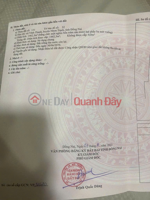 ĐẤT ĐẸP - GIÁ ƯU ĐÃI ĐẦU TƯ LÀ SINH LỜI CHÍNH CHỦ cần bán lô đất tại huyện Nhơn Trạch, Đồng Nai _0