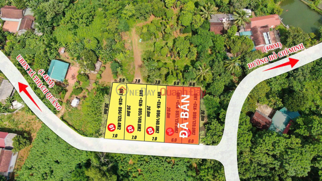 BEAUTIFUL LAND - GOOD PRICE - Owner Needs to Sell 5 Plots of Land in Quang Binh - Thach Quang. | Vietnam, Sales | đ 265 Million