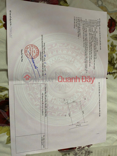 Bán lô đất 388,7m2 ( thổ cư 240m) Thuộc Xã Hùng Cường – Hưng Yên – Hưng Yên. _0