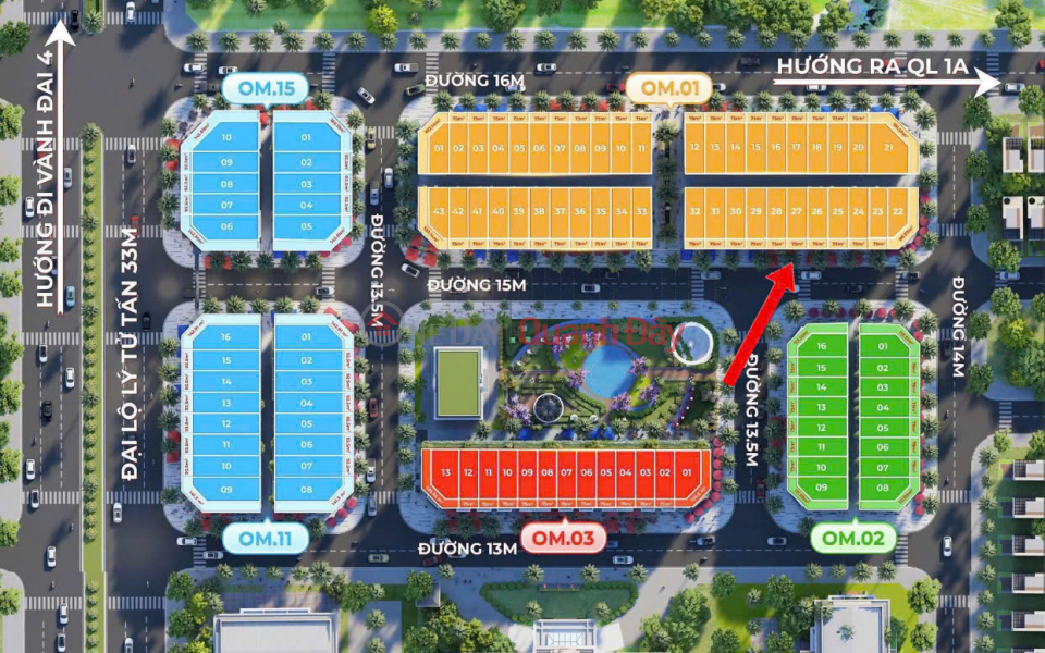 CHÍNH CHỦ BÁN CĂN HIM LAM – OM 01.27 - Vị trí trung tâm sầm uất & đẹp nhất Thường Tín, Việt Nam, Bán đ 13,45 tỷ