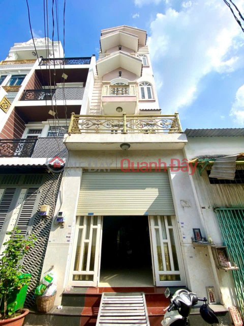 BEAUTIFUL NEW 4-STOREY HOUSE - CAR ALLEY AT DOOR - STRATEGIC - NEAR STREET FRONTAGE - NEXT TO AEON MALL BINH TAN - 48M2 _0