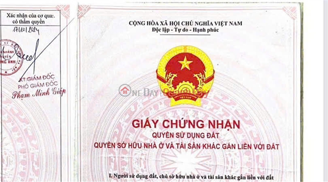 HOT! BEAUTIFUL HOUSE - GREAT PRICE! Owner needs to sell a house in a prime location in Dong Anh District, Hanoi City., Vietnam | Sales | đ 11.04 Billion