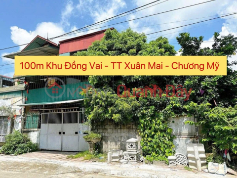 CHÍNH CHỦ CẦN BÁN NHÀ 2 TẦNG D/T:100M TẠI ĐỒNG VAI-TT XUÂN MAI-CHƯƠNG MỸ-HÀ NỘI _0