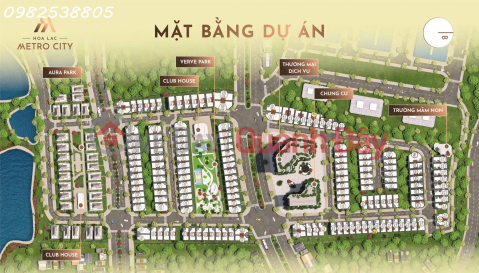 BIỆT THỰ 376M2 NGÃ TƯ HÒA LẠC - METRO SỐ 5, 12 CHẠY QUA DỰ ÁN - CAO TỐC ĐẠI LỘ THĂNG LONG _0