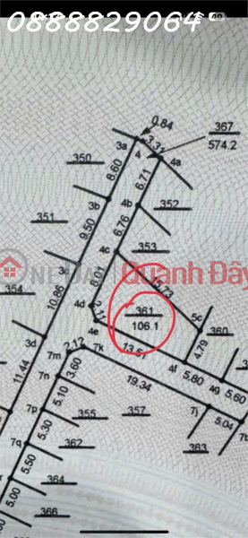 đ 3,6 tỷ | Siêu phẩm đất 2 mặt tiền Xã Cổ Đông, Sơn Tây, Hà Nội, DT 106m2 full thổ cư, giá đầu tư