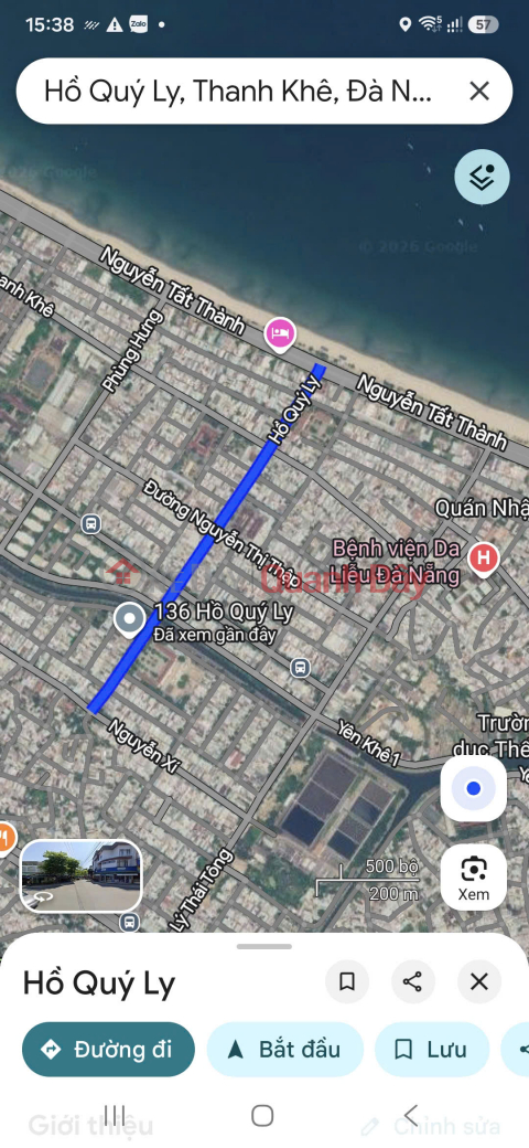 LAND FOR SALE - HOUSE INCLUDED (SINGLE-STORY HOUSE) ON A 10.5M WIDE BUSINESS ROAD, HO QUY LY STREET _0