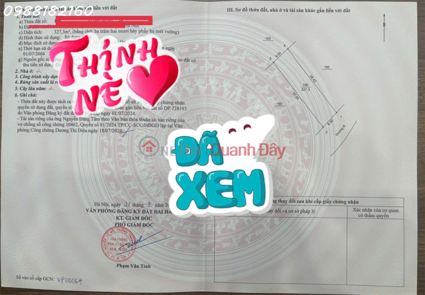 LÔ ĐẤT CỰC PHẨM, VIEW SUỐI THOÁNG ĐẸP TẠI ĐÔ THỊ VỆ TINH LỚN NHẤT HÀ NỘI Niêm yết bán
