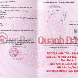 BEAUTIFUL LAND - GOOD PRICE - Land for Sale in Prime Location, Cho Lau Town, Bac Binh, Binh Thuan _0