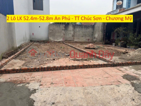 SUPER PRODUCT 2 LOT OF LAND 52.4M AND 52.8M IN CHUC SON CENTER - CHUONG MY - HANOI _0