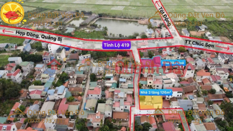 A 126m2, 3-story house - corner plot - very close to Chuc Son town, Chuong My district. _0