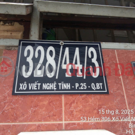 HOT HOT - OWNER NEEDS TO SELL A HOUSE AT XO VIET Nghe Tinh, Ward 25, Binh Thanh District, HCMC _0