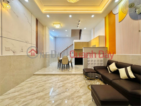 Beautiful 3-storey house with full furniture, Quang Trung, Ward 11, only 4.83 billion _0