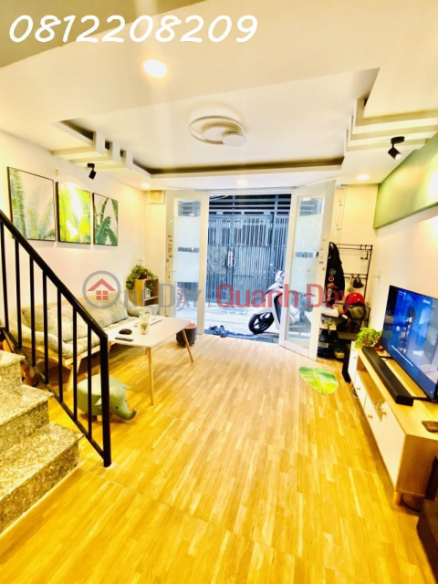 Selling a three-story alley house next to Thach Da Market, Go Vap District, Discount 400 _0