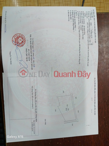 BEAUTIFUL LAND - INVESTMENT PRICE - OWNER URGENTLY NEEDS TO SELL LAND LOT in Ea Mdróh Commune, Cu M'gar District - Dak Lak Province Sales Listings
