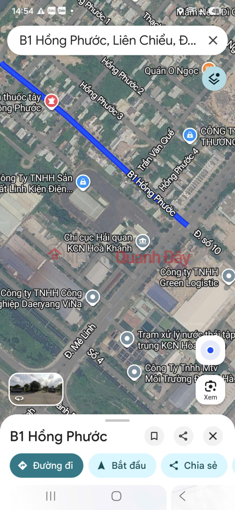 Bán đất đường 15m - B1 Hồng Phước - Trục thông Mê Linh _0