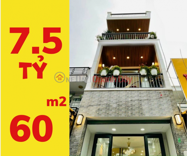 Bán Nhà 3 tầng, Mặt Tiền Trần Xuân Soạn, 4mx15m, giá chỉ 7.5tỷ, Tân Quy, Quận 7 Niêm yết bán