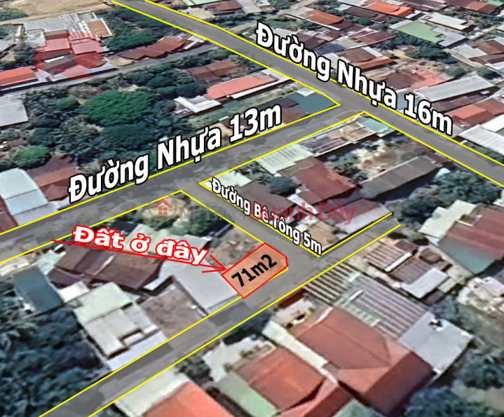 Dien Phuoc Dien Khanh land for sale, corner lot with 2 frontages, price only 675 million Sales Listings