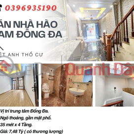 House for sale in Hao Nam, Dong Da, Location near Street Front, Private House, 35mx4F, Price: 7.48 Billion, Contact: 0396935190. _0