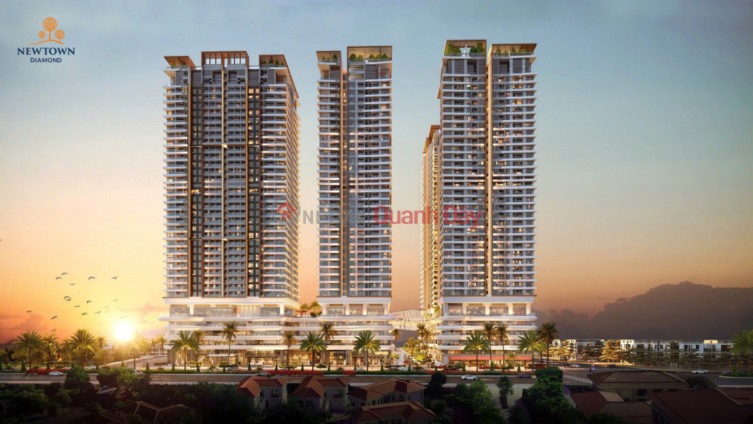Bán căn hộ 2PN tòa Sapphire dự án Newtown Diamond Đà Nẵng giá chỉ từ 4.38 tỷ Niêm yết bán