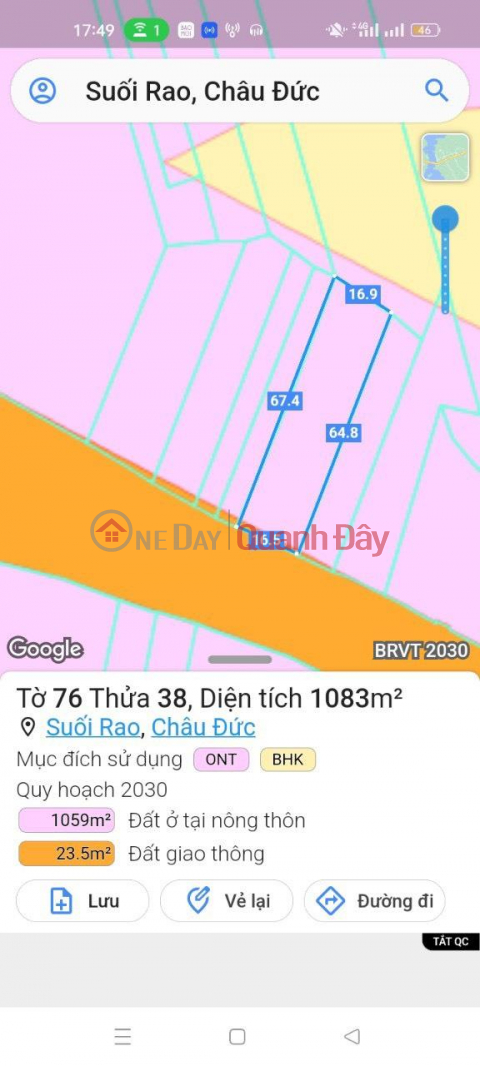 BÁN NHANH CĂN NHÀ CHÍNH CHỦ Vị Trí Đẹp Tại Xã Suối Rao, Huyện Châu Đức, Tỉnh Bà Rịa Vũng Tàu _0