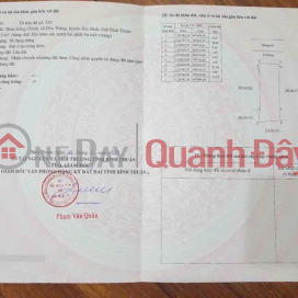 ĐẤT ĐẸP – GIÁ TỐT – CHÍNH CHỦ CẦN BÁN GẤP Tại Xã Hòa Thắng, Huyện Bắc Bình, Bình Thuận _0