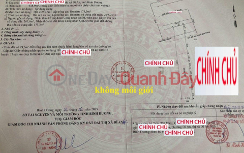 CHÍNH CHỦ Cần Bán Nhanh Lô Đất Đẹp tại Đường ĐT 743B, Phường Dĩ An, Dĩ An, Bình Dương _0