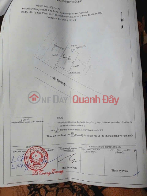 BEAUTIFUL LAND - OWNER For Sale At Thong Nhat Quarter, Rung Thong Ward, Thanh Hoa City, Thanh Hoa Province. _0