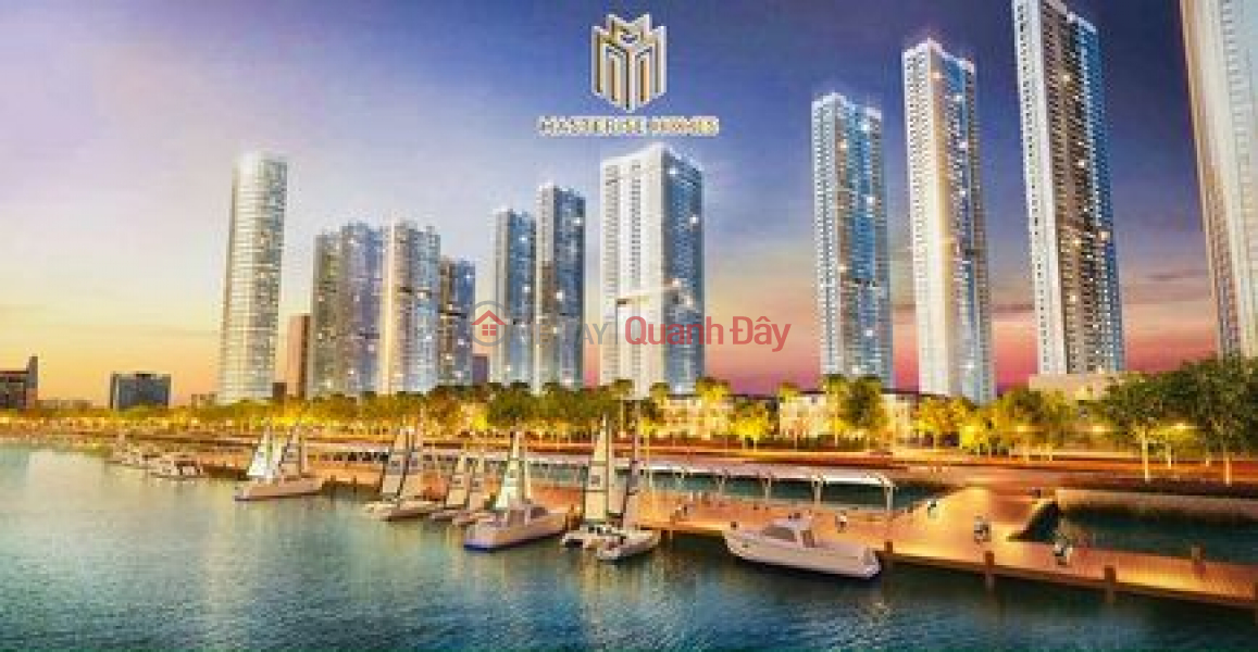 The most beautiful 2PN 54.6m2 apartment for sale at Masteri Water Front buildings M1,2,3 Vinhomes Ocean Park Gia Lam Hanoi Sales Listings