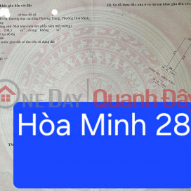 Land for sale on Hoa Minh 28 Street - near Nguyen Tat Thanh Beach. _0