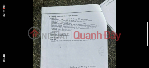 PRIME LAND – GOOD PRICE – OWNER SELLING in Khanh Binh - Tan Uyen - Binh Duong _0