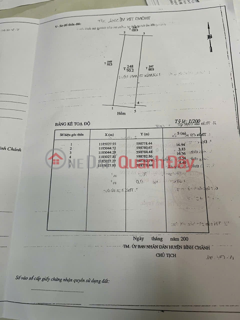 HOUSE FOR SALE BY OWNER - GOOD PRICE - Located in Binh Hung Commune, Binh Chanh District, Ho Chi Minh City _0