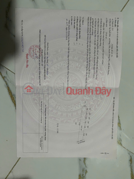 HOT HOT - NEED TO SELL LAND LOT IN Dong Tien, Dong Tien Commune, Dong Phu District, Binh Phuoc Sales Listings