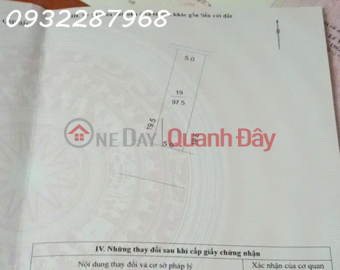 Owner urgently needs money, selling auction lot in My Duc – Hanoi. _0