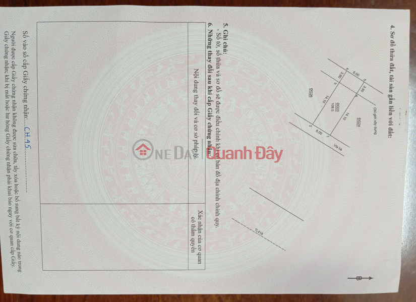 Lô đất đẹp “như mơ” – đấu giá Dộc Tranh mặt TL418! Niêm yết bán