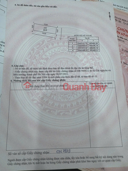 Miss Dong Village - Nguyen Khe - Dong Anh (old) Phuc Thinh, Vietnam | Sales đ 6.5 Billion