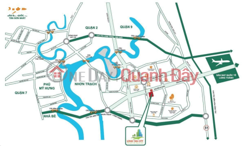 Đất mặt tiền chợ, lô góc hiếm có, Long Tân City 171,2m2, chính chủ cần tiền bán rẻ _0