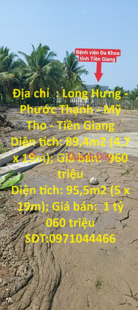 BEAUTIFUL LAND - GOOD PRICE - 2 FULL RESIDENTIAL FULL CONTINUE LOT FOR SALE IN MY THO CITY - Tien Giang _0