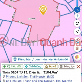 Land for sale, 3104.9m2 (1000m2 residential land) in Linh Son, Thai Nguyen. _0