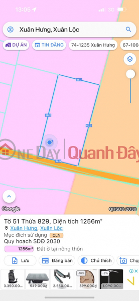 Property Search Vietnam | OneDay | Nhà ở | Niêm yết bán, Đất Đẹp - Giá Tốt - Chính Chủ Cần Bán 2 Lô Vị Trí Đẹp Tại Xã Xuân Hưng, Xuân Lộc, Đồng Nai