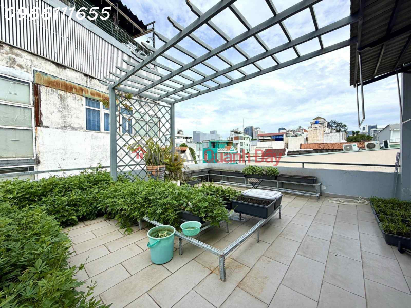 đ 28,5 tỷ, BÁN NHÀ VÕ THỊ SÁU- P.TÂN ĐỊNH- 113M2 (6.4x18) A4 - TRỆT, 3 LẦU, SÂN THƯỢNG - THÔNG ĐINH CÔNG TRÁNG.MT 47