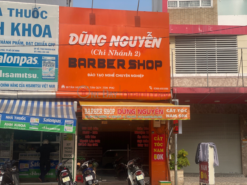 Dũng Nguyễn Barber Shop - 80 Tân Hương (Dung Nguyen Barber Shop - 80 Tan Huong) Tân Phú | ()(3)