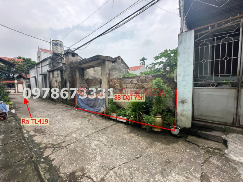 OWNER SELLS 88M2 LAND LOT AT TL419 DAI YEN-CHUONG MY Sales Listings