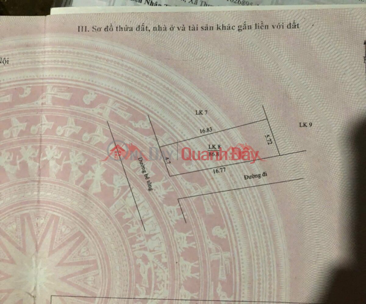 đ 10 triệu | CHÍNH CHỦ BÁN ĐẤT TẶNG NHÀ 86,8M TẠI THỤY HƯƠNG-CHƯƠNG MỸ-HÀ NỘI