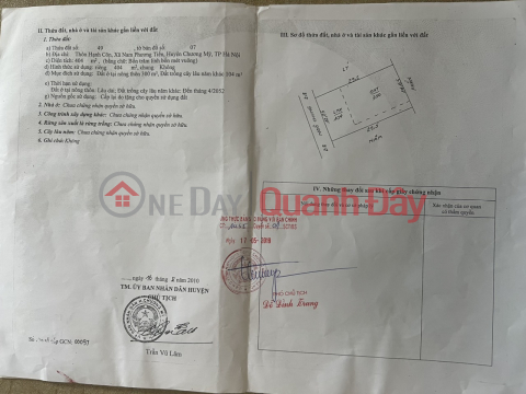 Bán Nhà 404m Đường Ô Tô Ở Xã Nam Phương Tiến Giá 1.7 Tỷ _0