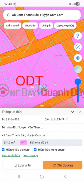 GOOD LOCATION - PROFITABLE INVESTMENT - Land for Sale in Cam Thanh Bac Commune, Cam Lam, Khanh Hoa Sales Listings