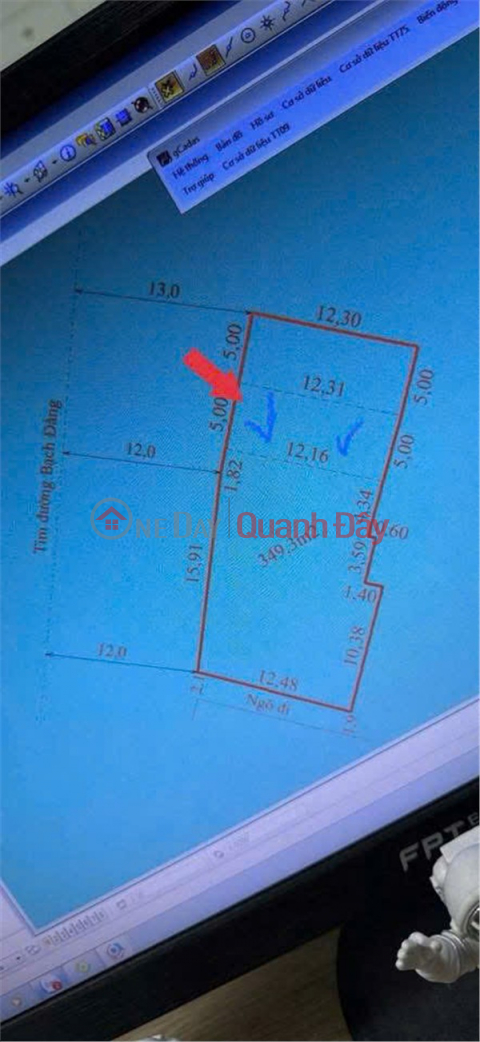 HOT HOT – LAND FOR SALE, 5M FRONTAGE – GREAT PRICE - Located at 25 Bach Dang Street, Quang Phu Ward, Thanh Hoa City _0