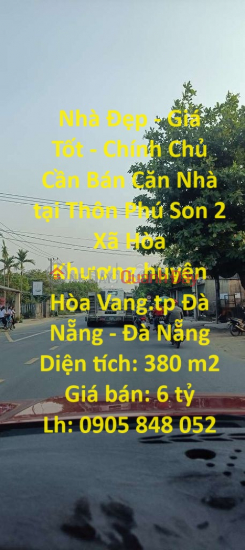 Nhà Đẹp - Giá Tốt - Chính Chủ Cần Bán Căn Nhà tại Xã Hòa Khương, huyện Hòa Vang, TP Đà Nẵng _0