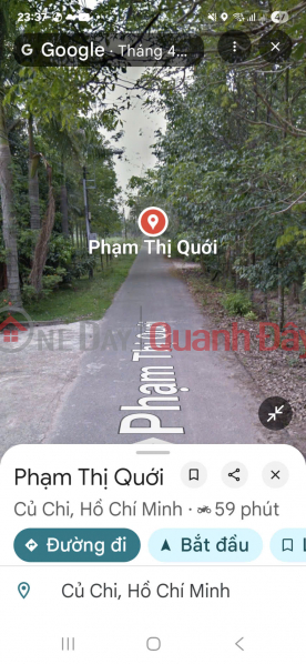 Property Search Vietnam | OneDay | , Niêm yết bán Cần bán gấp đất tại mặt đường nhựa Phạm Thị Quới (LG 12m),Phú Mỹ Hưng; Củ Chi, Hồ Chí Minh.