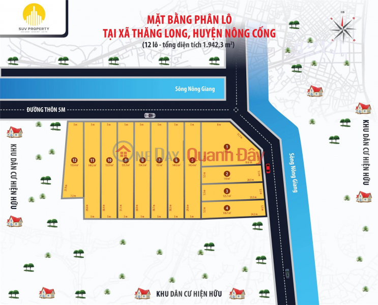 For Sale Land Lot Right Industrial Cluster In Nong Cong district, Thanh Hoa province. Sales Listings