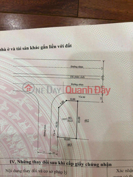 QUICK SALE OF LAND At Dinh Bang village, Hoang Loc commune, Hoang Hoa district, Thanh Hoa province Sales Listings